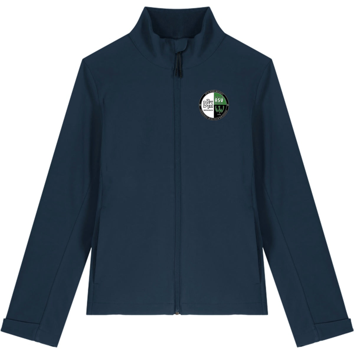 Damen Softshelljacke Stella Navigator STJW166 – Vereinslogo herzseitig French Navy Vorderseite