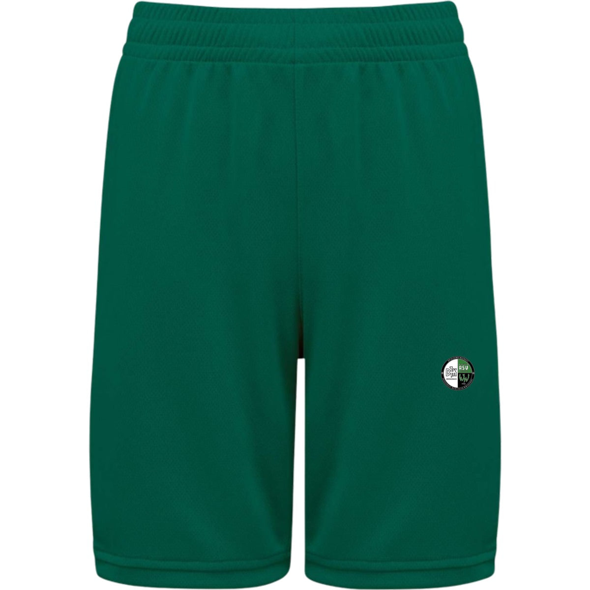 Basketballshorts Herren PA1050 – Vereinslogo herzseitig Dark Green Vorderseite