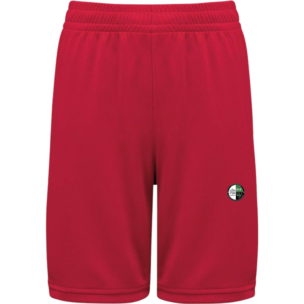 Basketballshorts Herren PA1050 – Vereinslogo herzseitig Sporty Red Vorderseite