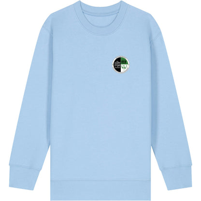 Mini Changer 2.0 Kinder Sweatshirt STSK181 – Vereinslogo herzseitig Blue Soul Vorderseite