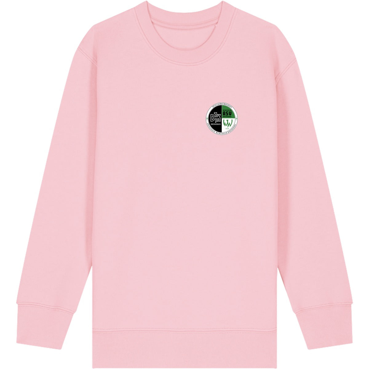 Mini Changer 2.0 Kinder Sweatshirt STSK181 – Vereinslogo herzseitig Cotton Pink Vorderseite