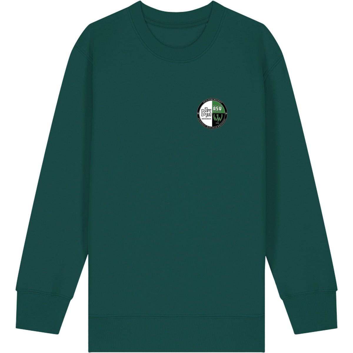 Mini Changer 2.0 Kinder Sweatshirt STSK181 – Vereinslogo herzseitig Glazed Green Vorderseite