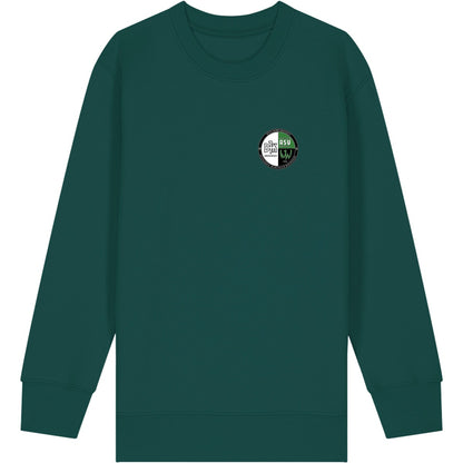 Mini Changer 2.0 Kinder Sweatshirt STSK181 – Vereinslogo herzseitig Glazed Green Vorderseite