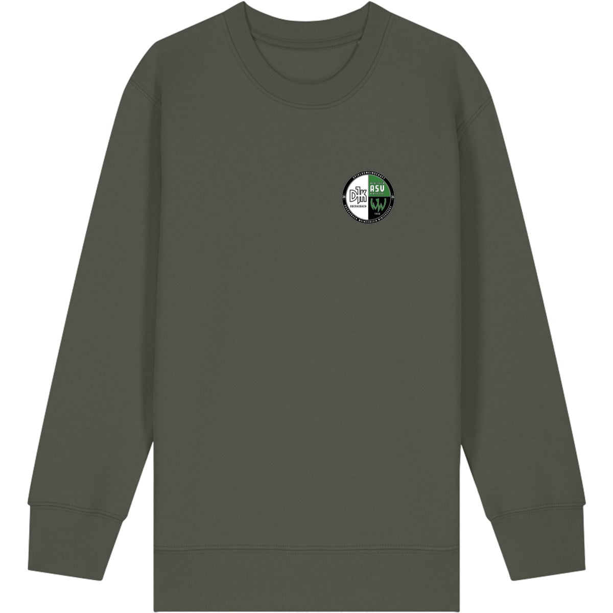 Mini Changer 2.0 Kinder Sweatshirt STSK181 – Vereinslogo herzseitig Khaki Vorderseite