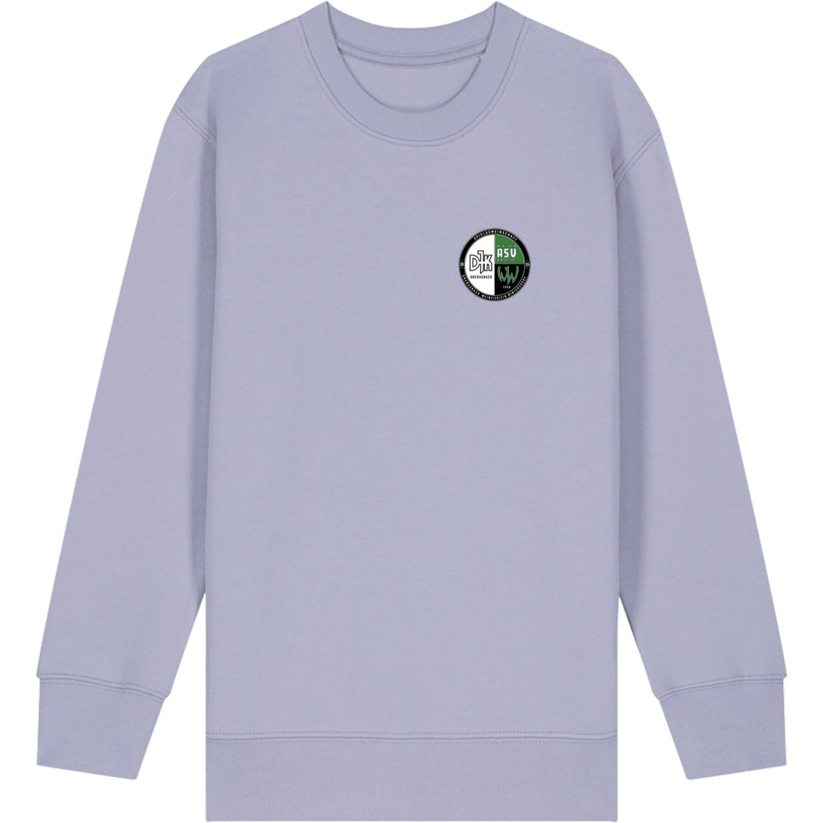 Mini Changer 2.0 Kinder Sweatshirt STSK181 – Vereinslogo herzseitig Lavender Vorderseite