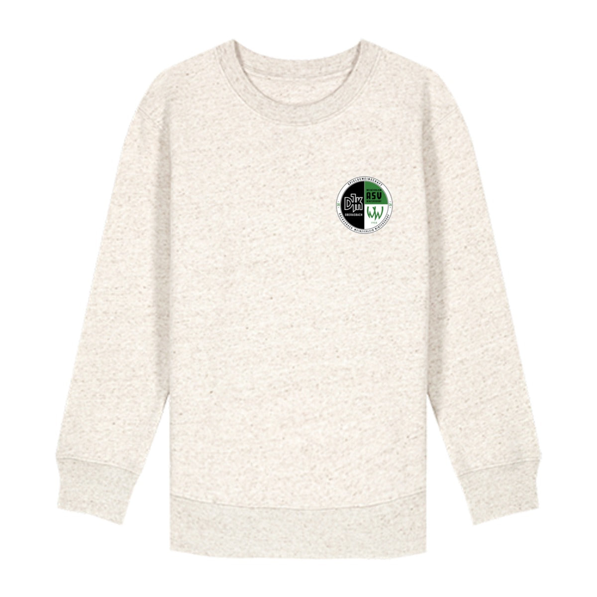 Mini Changer 2.0 Kinder Sweatshirt STSK181 – Vereinslogo herzseitig Natural Raw Vorderseite
