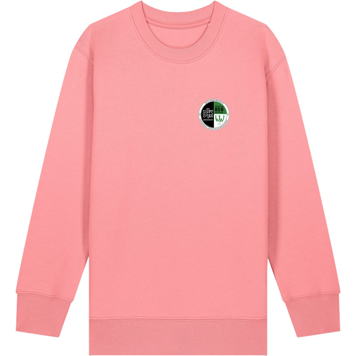 Mini Changer 2.0 Kinder Sweatshirt STSK181 – Vereinslogo herzseitig Pink Joy Vorderseite