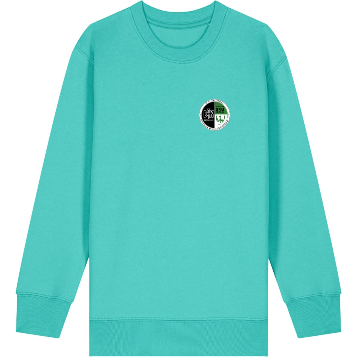 Mini Changer 2.0 Kinder Sweatshirt STSK181 – Vereinslogo herzseitig Pool Blue Vorderseite