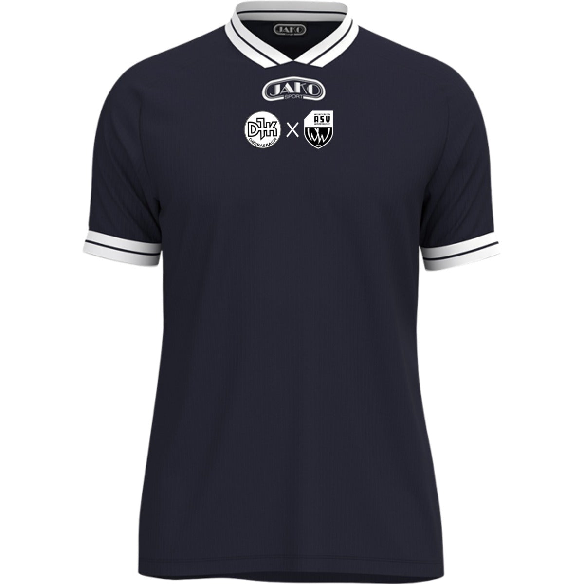 JAKO Trikot Retro KA 4247 – Retro-Trikot kombiniertes Logo Marine Vorderseite