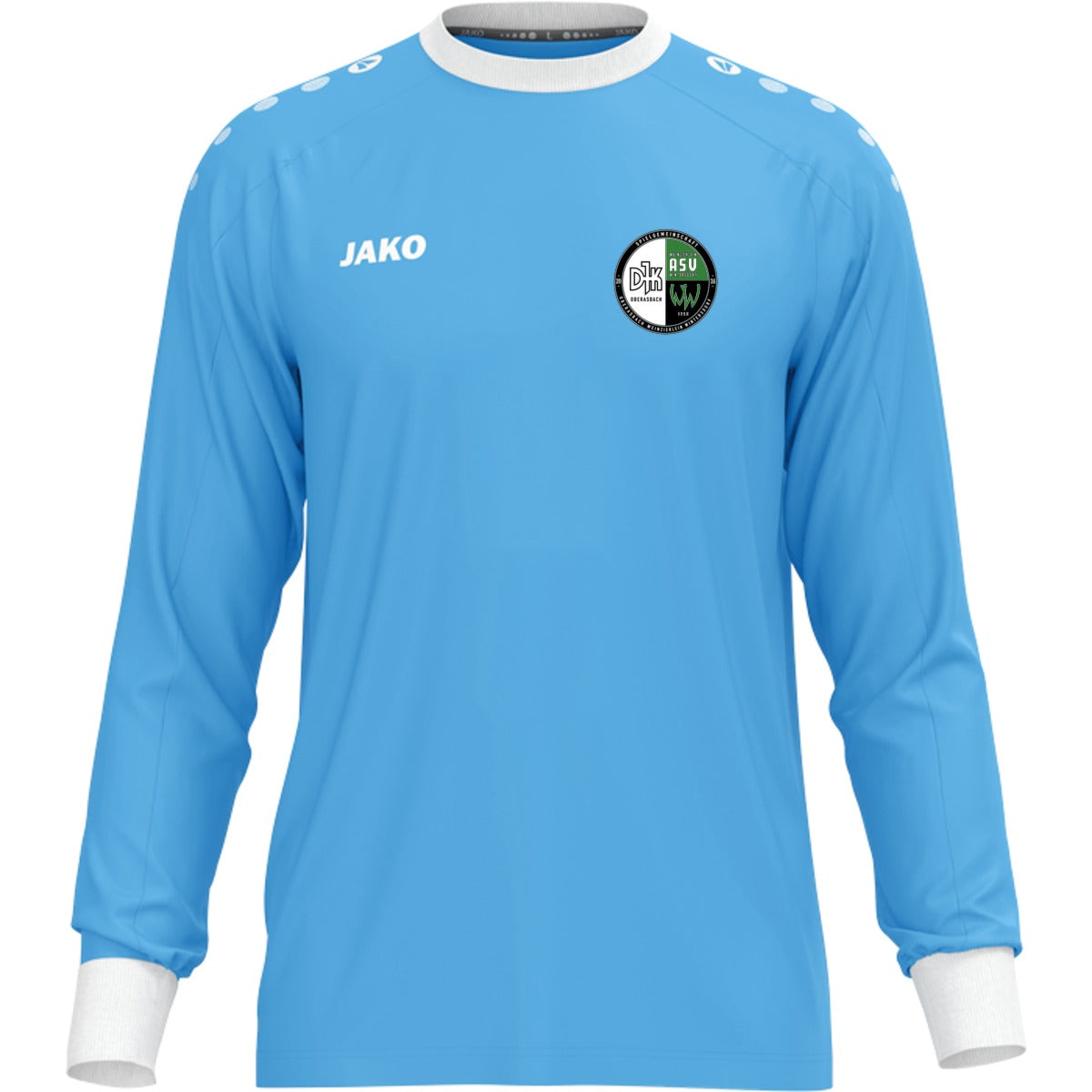 JAKO TW-Trikot One – Nachhaltiges Torwarttrikot 8900 – Vereinslogo herzseitig Jako Blau Vorderseite