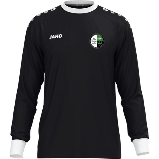 JAKO TW-Trikot One – Nachhaltiges Torwarttrikot 8900 – Vereinslogo herzseitig Schwarz Vorderseite