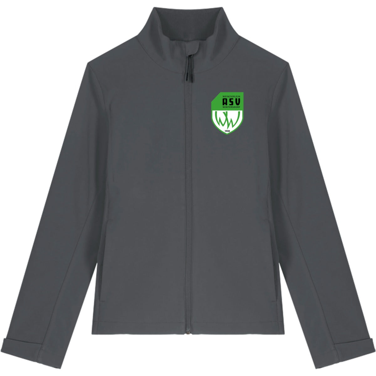 Damen Softshelljacke Stella Navigator STJW166 – ASV-Wappen herzseitig Anthracite Vorderseite