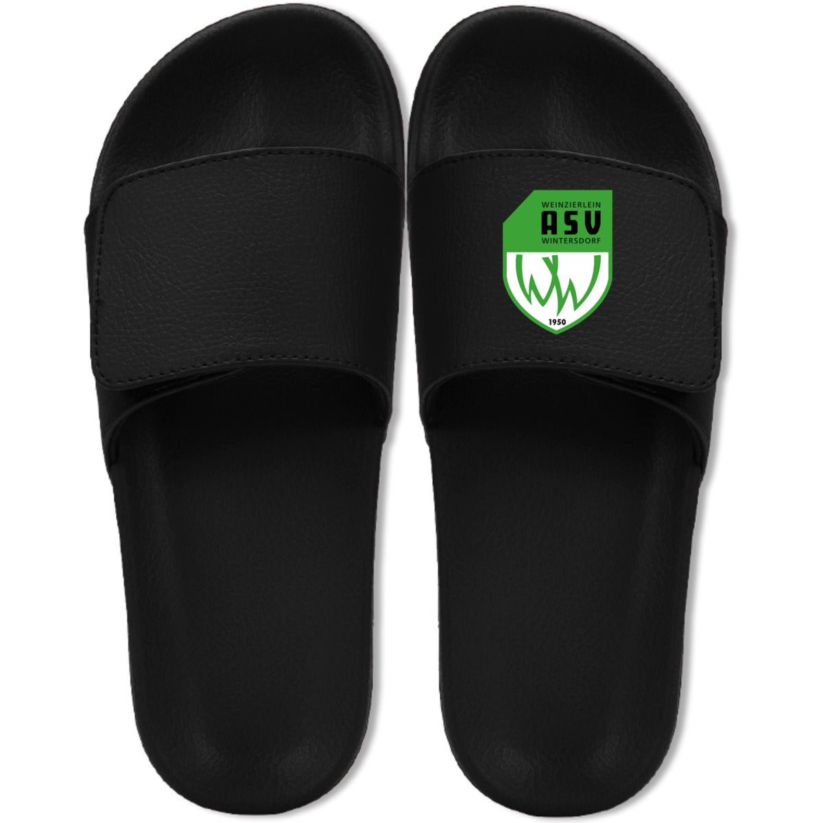 5700-Jakolette – ASV-Wappen mittig groß Jet Black Vorderseite