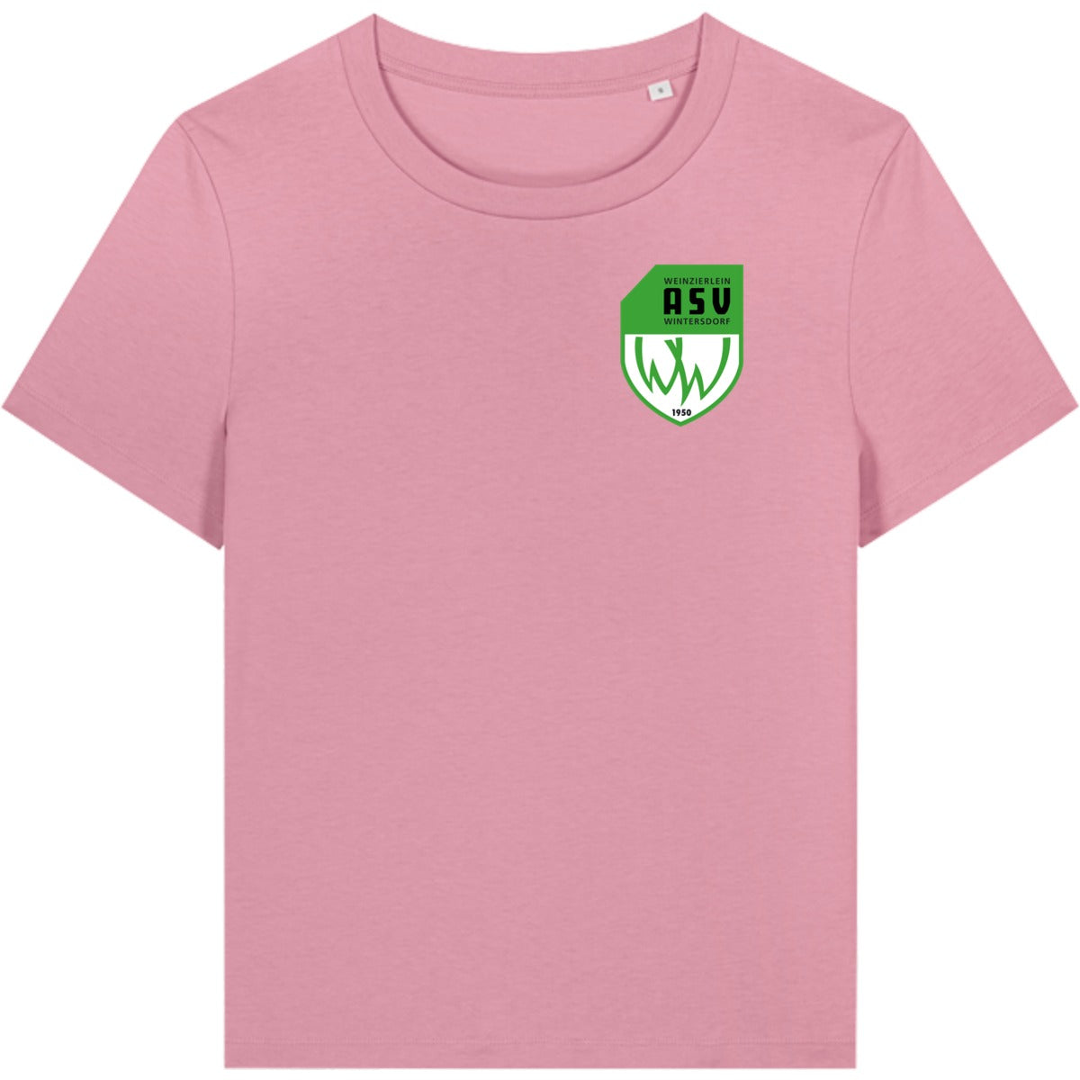 Nachhaltiges Damen T-Shirt Stella Muser STTW172 – ASV-Wappen herzseitig Lilac Dream Vorderseite