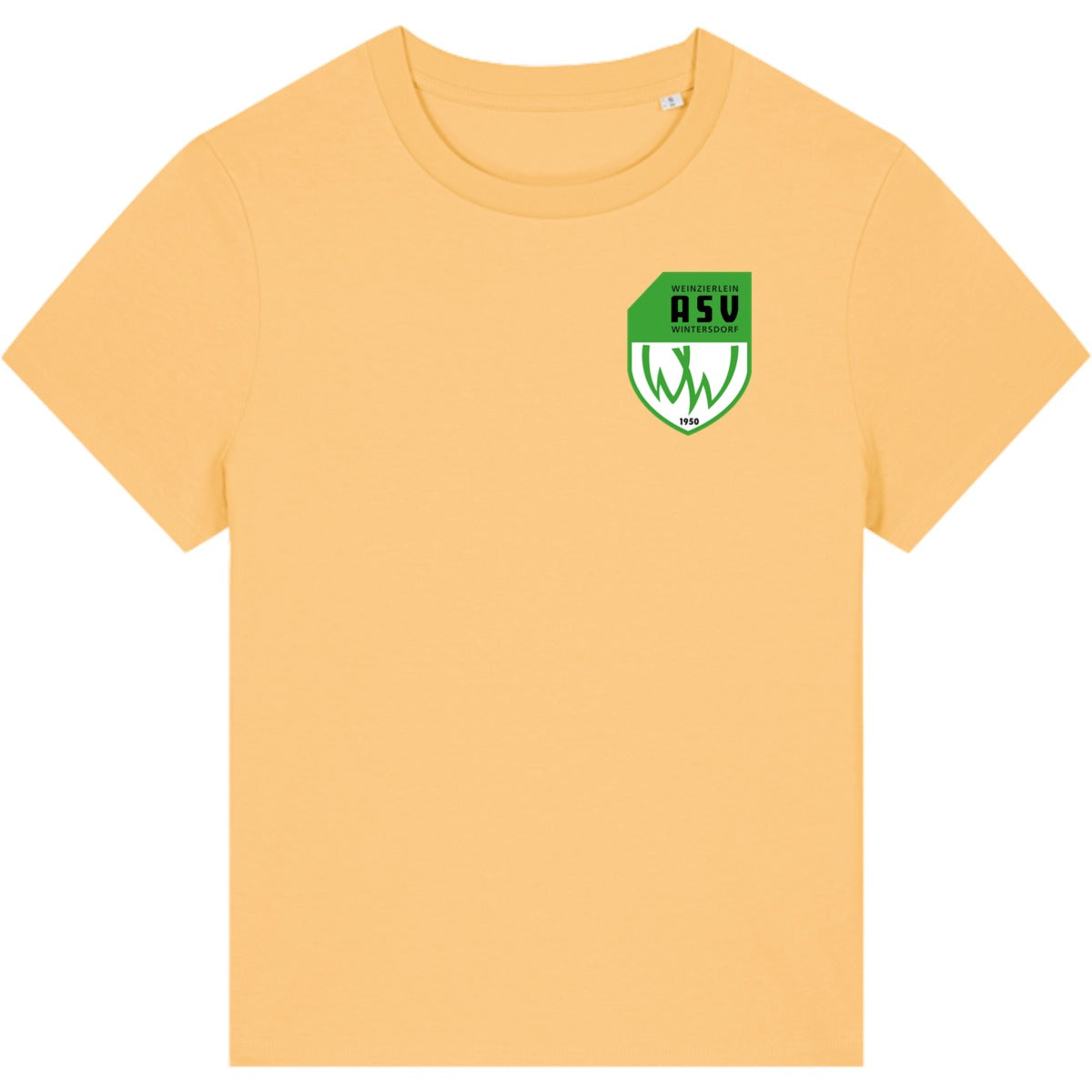 Nachhaltiges Damen T-Shirt Stella Muser STTW172 – ASV-Wappen herzseitig Nispero Vorderseite