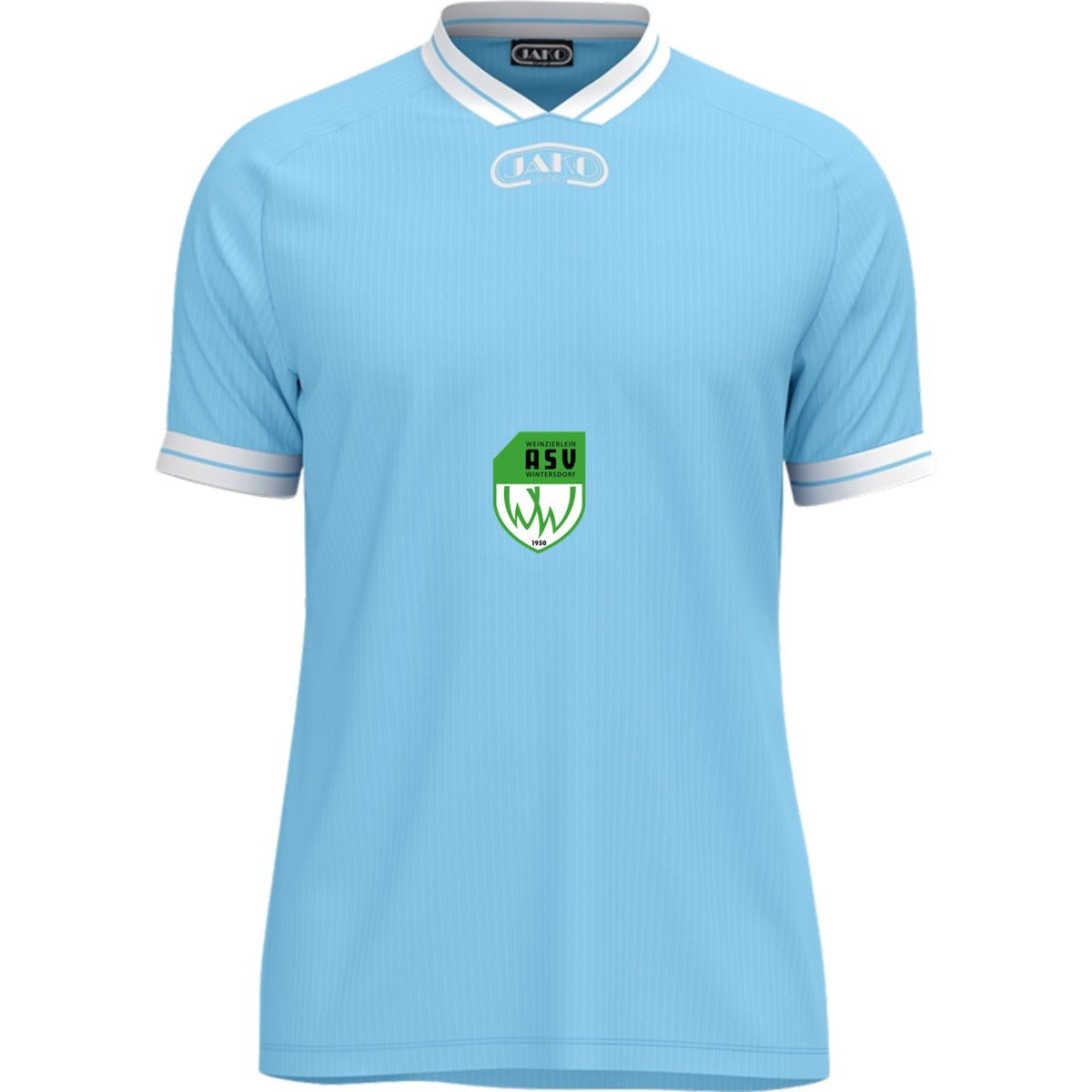 JAKO Trikot Retro KA 4247 – ASV-Wappen exklusiv Lightblue Vorderseite