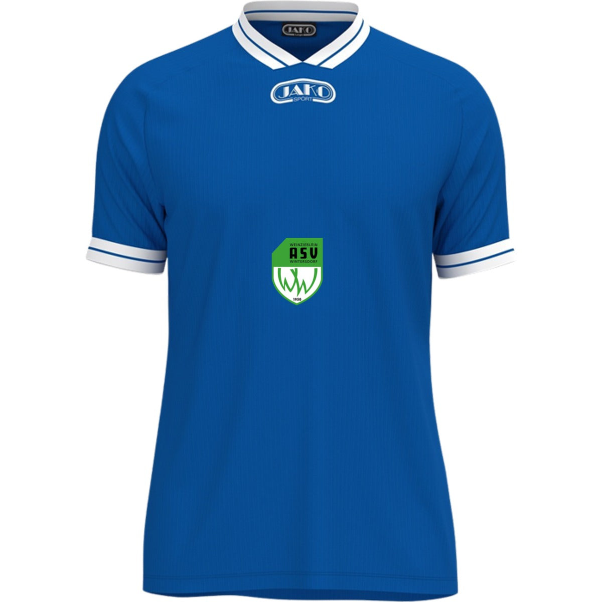 JAKO Trikot Retro KA 4247 – ASV-Wappen exklusiv Royal Vorderseite
