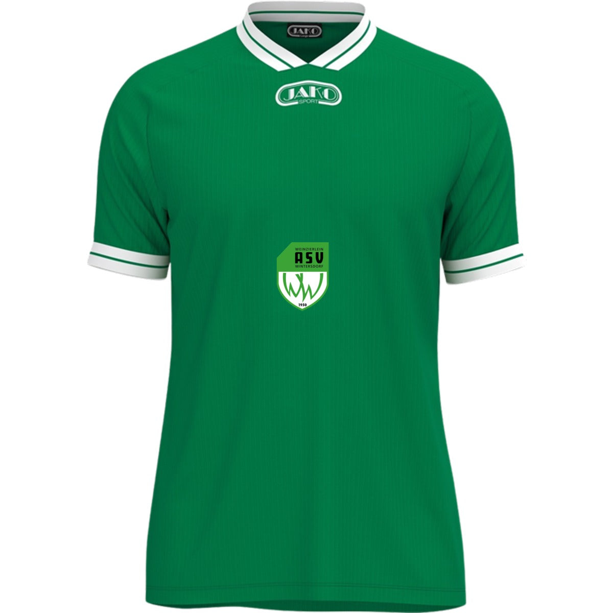 JAKO Trikot Retro KA 4247 – ASV-Wappen exklusiv Sportgrün Vorderseite