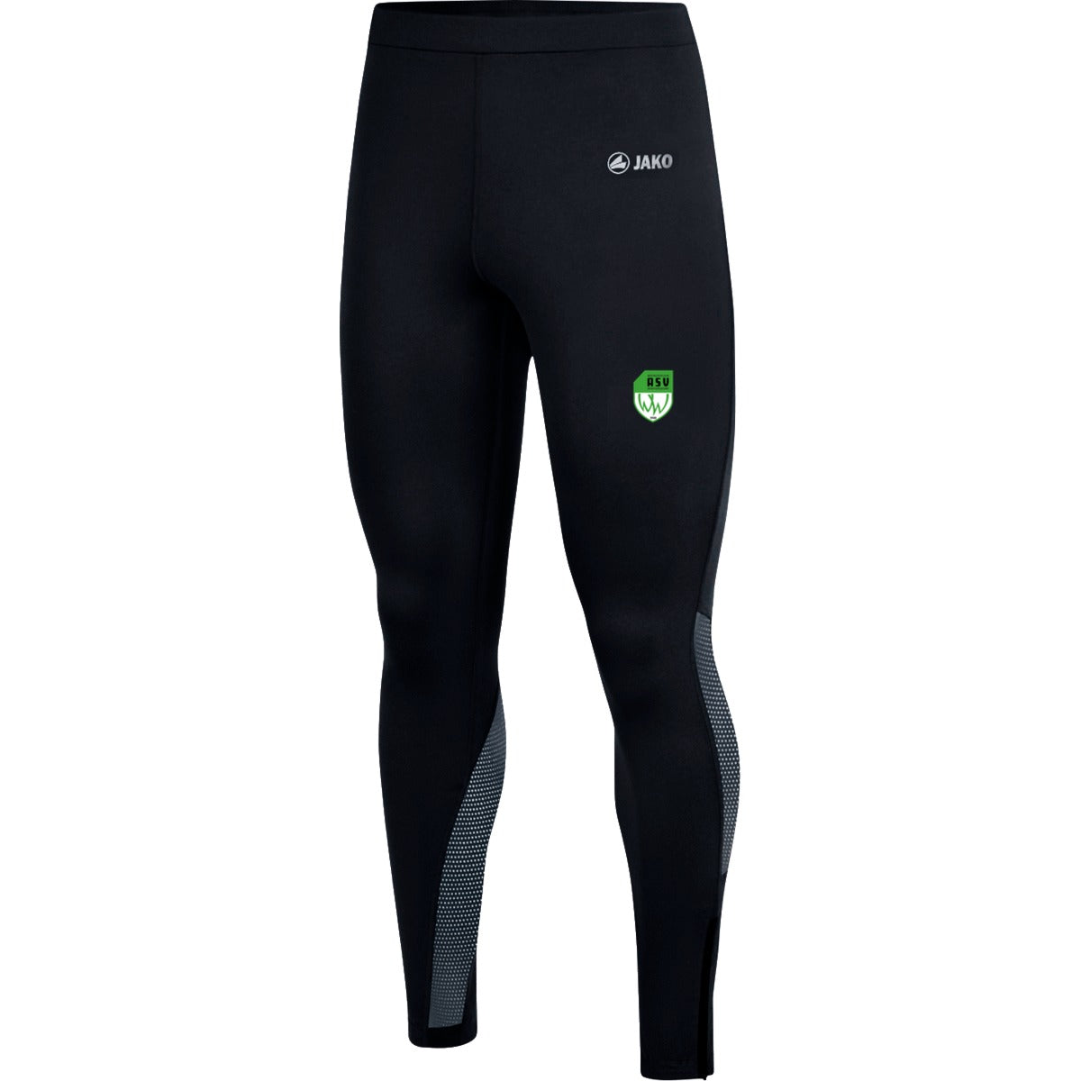 8326W-Women-Tight – ASV-Wappen am Bein Schwarz Vorderseite