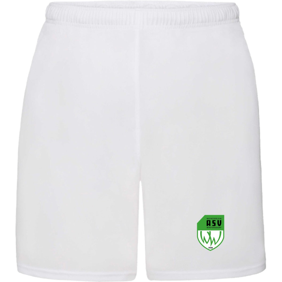 JC080-Shorts – ASV-Wappen am Bein Arctic White Vorderseite
