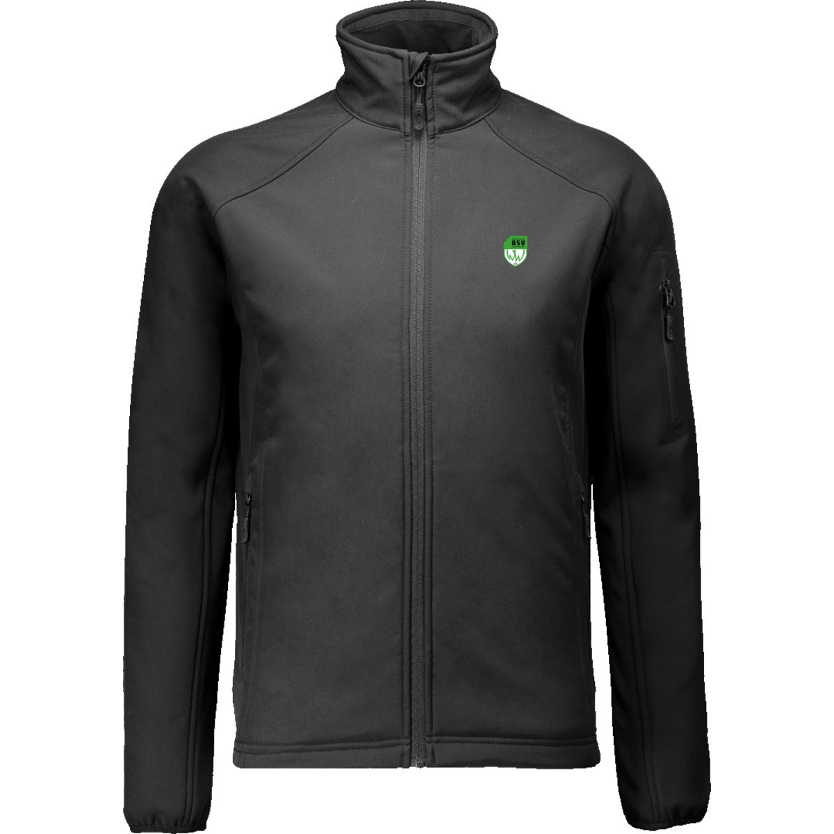 TJ9510-Softshell-Herren – ASV-Wappen herzseitig Black Vorderseite