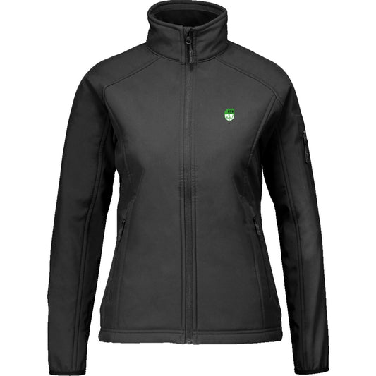 TJ9511-Softshell-Damen – ASV-Wappen herzseitig Black Vorderseite