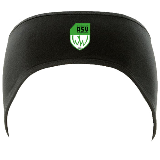 CB316-Stirnband – ASV-Wappen mittig groß Black Vorderseite