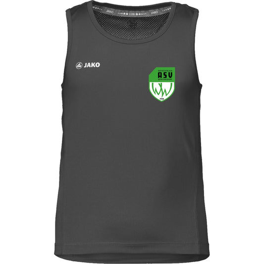 6075K-Kids-Tank – ASV-Wappen herzseitig Schwarz Vorderseite