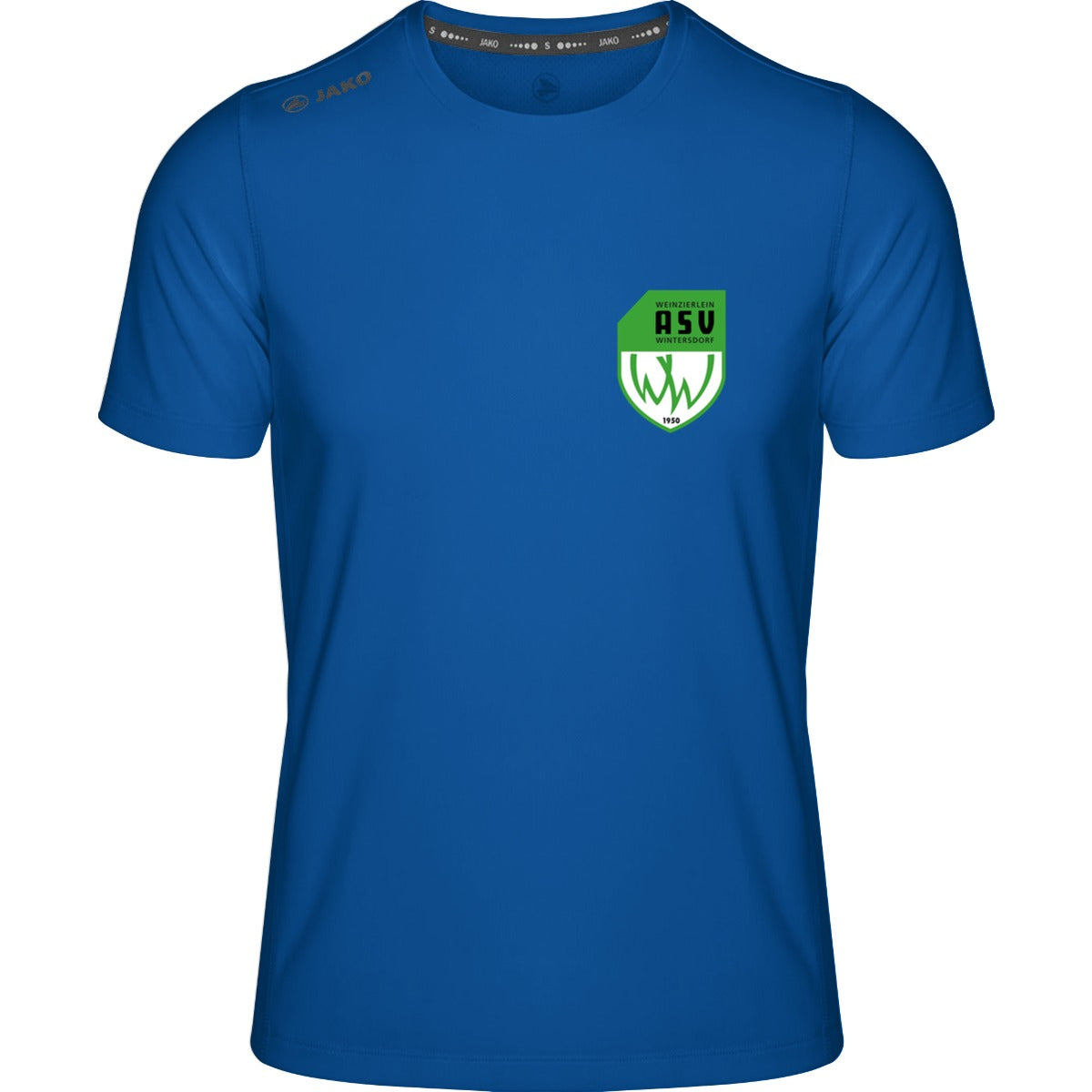 Premium Laufshirt Run 2.0 Herren 6175 – ASV-Wappen herzseitig Royal Vorderseite