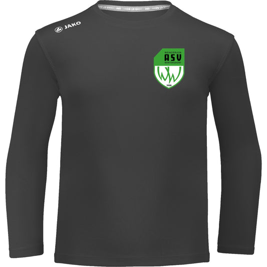 6475K-Kinder-LSL – ASV-Wappen herzseitig Schwarz Vorderseite