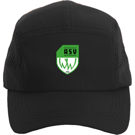 CB188-Cap – ASV-Wappen mittig groß Black Vorderseite