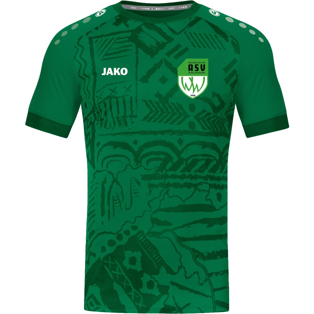 4211-Unisex-Tropicana – ASV-Wappen herzseitig Sportgrün Vorderseite