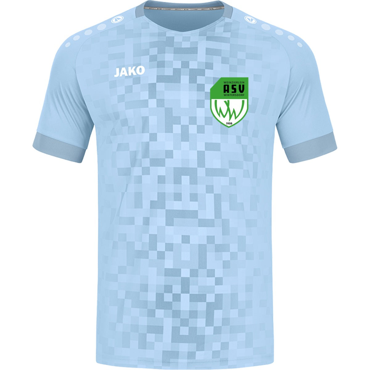 4241-Jako-Pixel-Unisex – ASV-Wappen herzseitig Lightblue Vorderseite