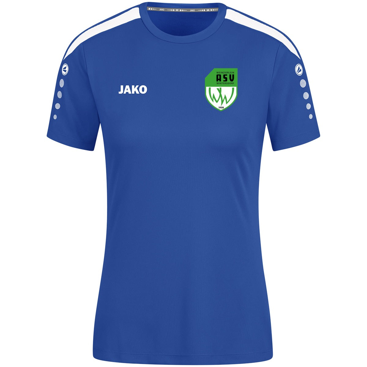4223W-Power-Women – ASV-Wappen herzseitig Royal Vorderseite