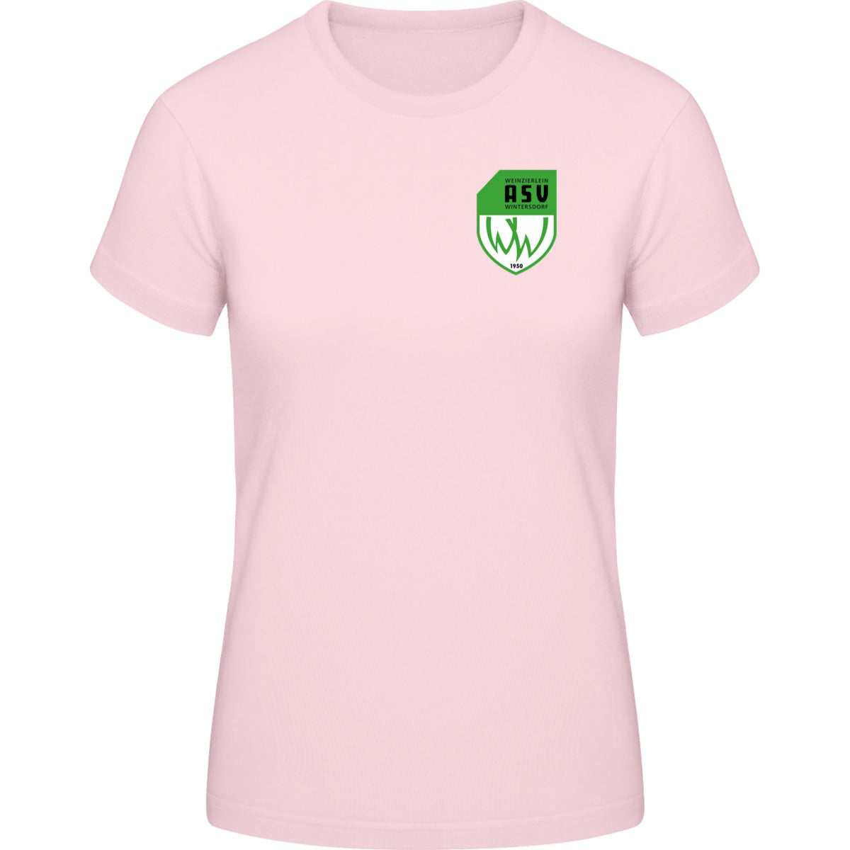 B&C #E190 T-Shirt Women – ASV-Wappen herzseitig Orchid Pink Vorderseite