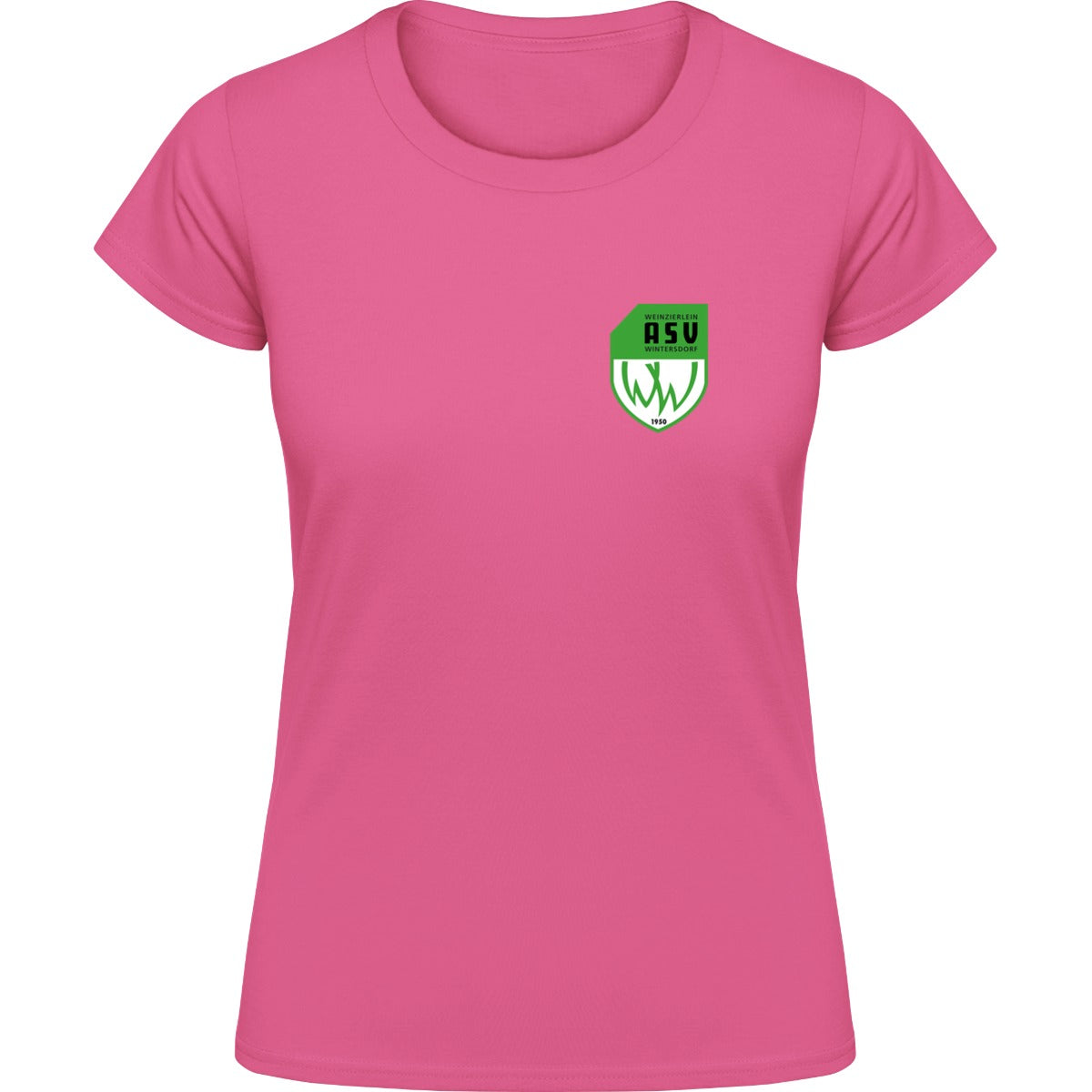 Gildan Softstyle T-Shirt Women – ASV-Wappen herzseitig Azaela Vorderseite