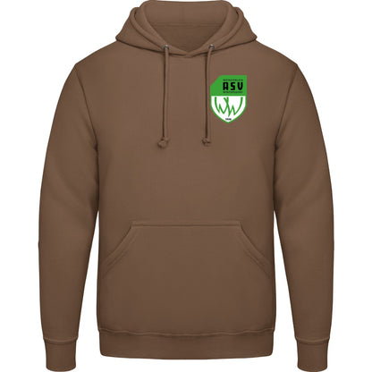 College Hoodie JH001 – ASV-Wappen herzseitig Caramel Toffee Vorderseite
