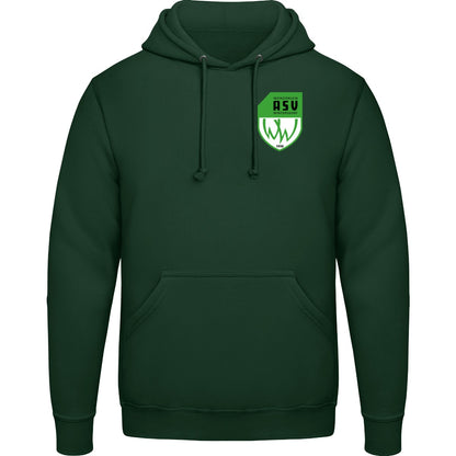 College Hoodie JH001 – ASV-Wappen herzseitig Forest Green Vorderseite