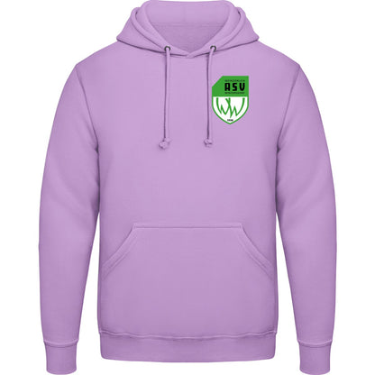 College Hoodie JH001 – ASV-Wappen herzseitig Lavender Vorderseite