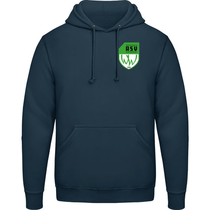 College Hoodie JH001 – ASV-Wappen herzseitig New French Navy Vorderseite