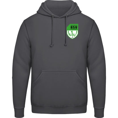 College Hoodie JH001 – ASV-Wappen herzseitig Shark Grey Vorderseite
