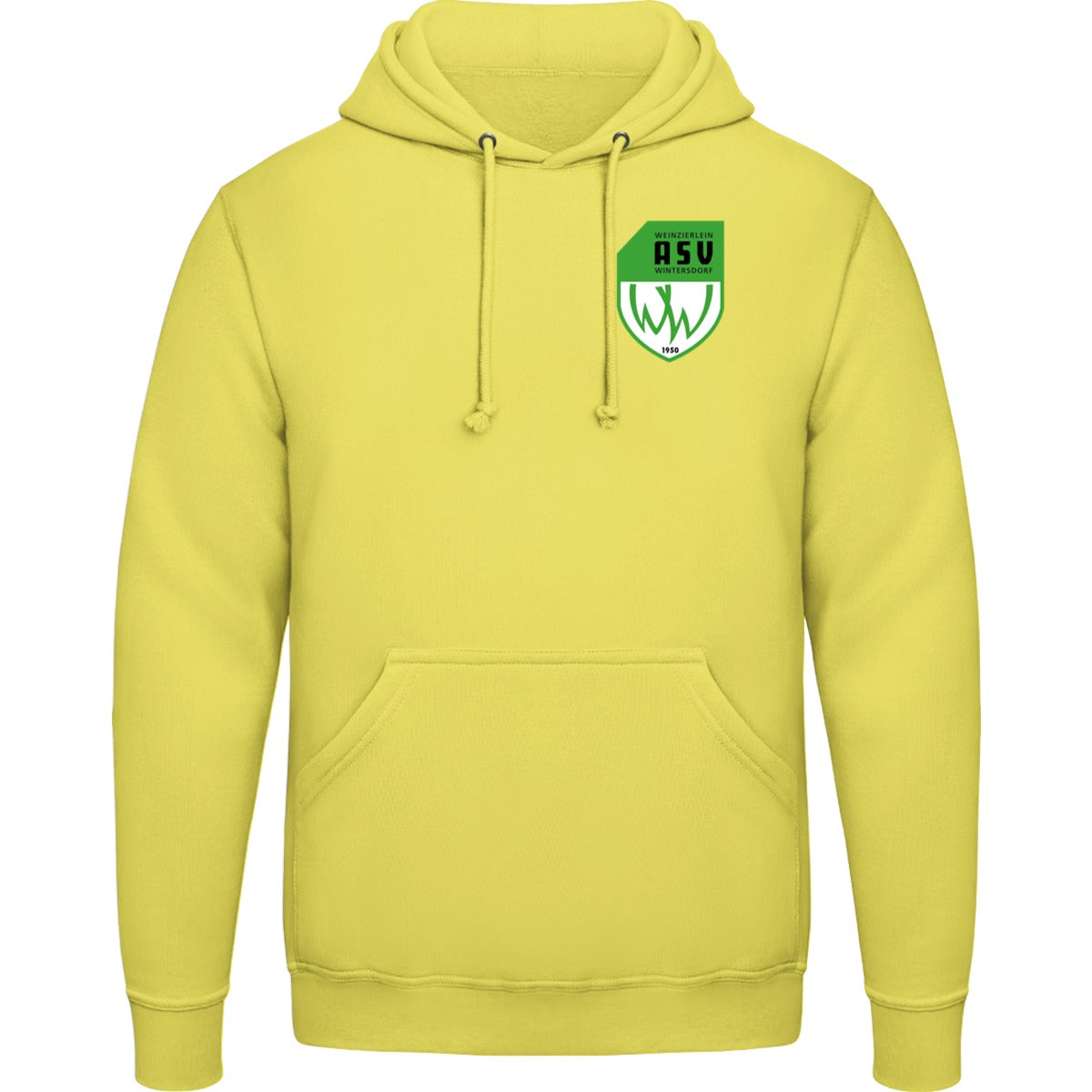 College Hoodie JH001 – ASV-Wappen herzseitig Sherbet Lemon Vorderseite
