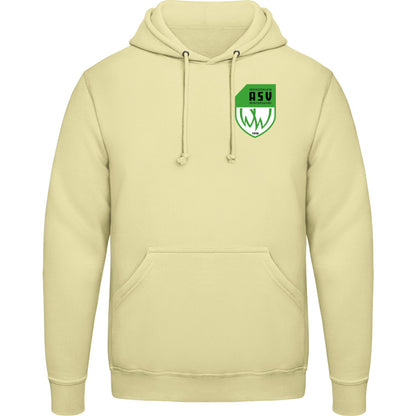 College Hoodie JH001 – ASV-Wappen herzseitig Vanilla Milkshake Vorderseite