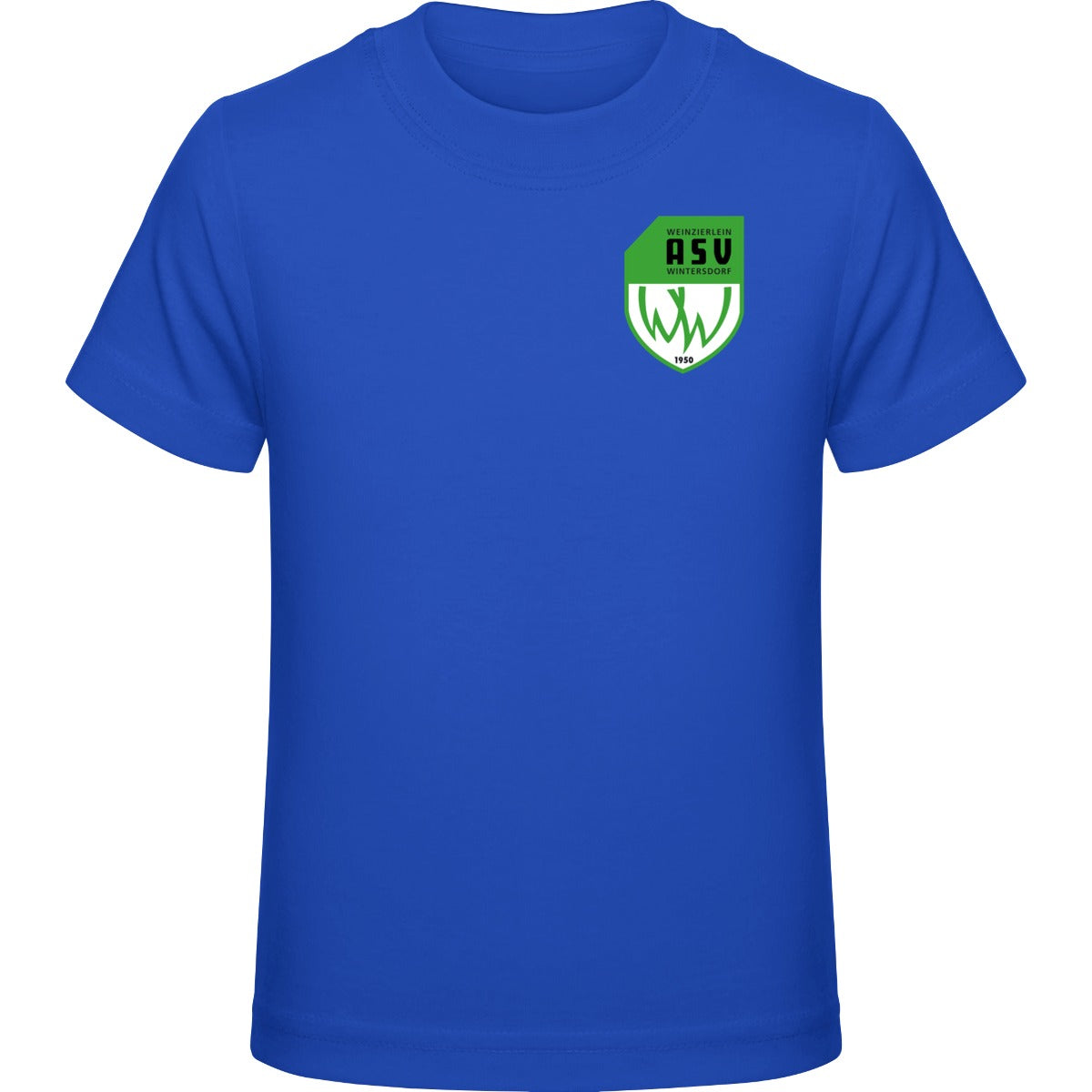Kids Premium T-Shirt E399 – ASV-Wappen herzseitig Royal Vorderseite