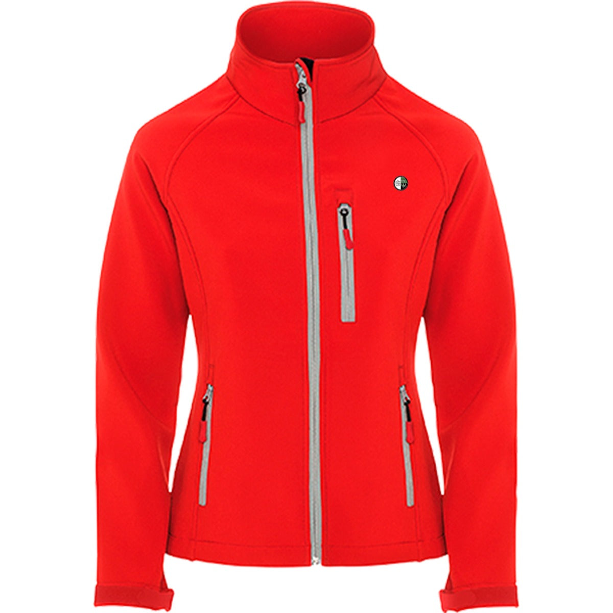 RY6433-Softshell-Damen – Vereinslogo herzseitig Red Vorderseite