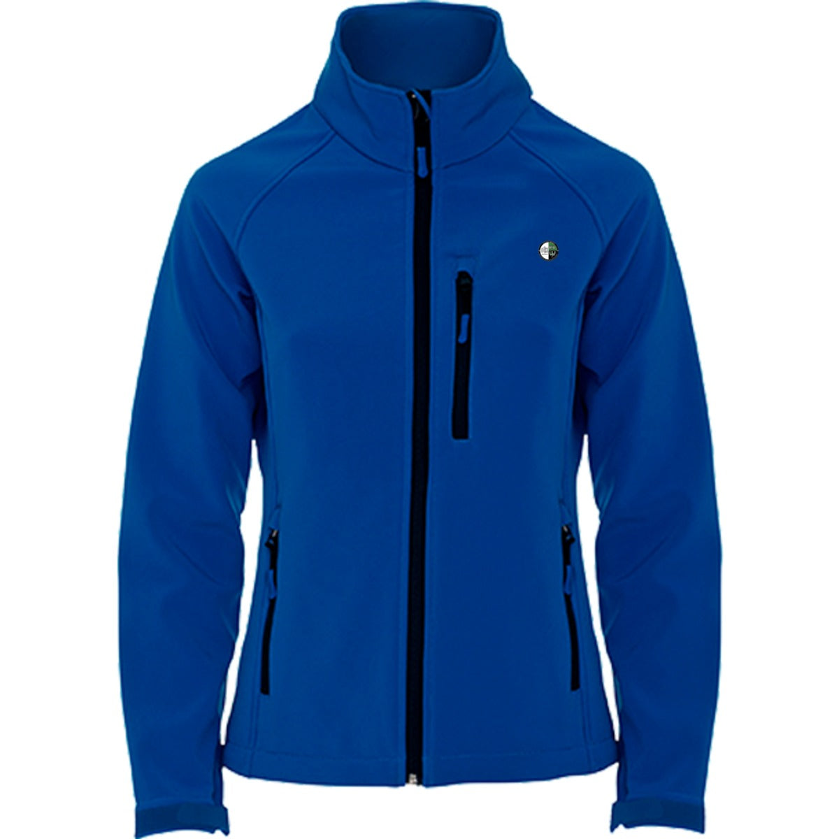 RY6433-Softshell-Damen – Vereinslogo herzseitig Royal Blue Vorderseite