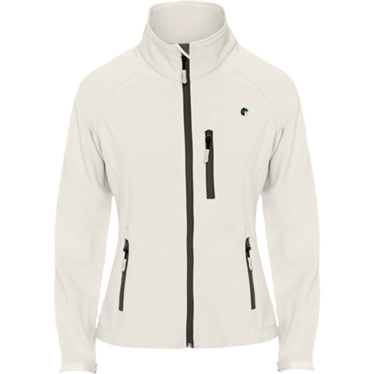 RY6433-Softshell-Damen – Vereinslogo herzseitig White Vorderseite