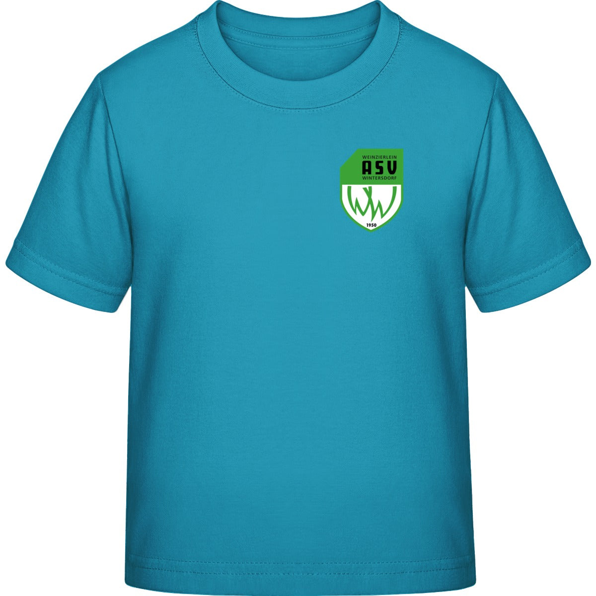 B&C Exact 190 Kids T-Shirt BCTK301 – ASV-Wappen herzseitig Swimming Pool Vorderseite