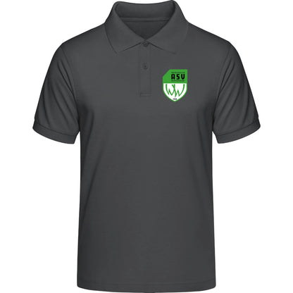 Unisex Poloshirt Prepster STPU331 – ASV-Wappen herzseitig Anthracite Vorderseite