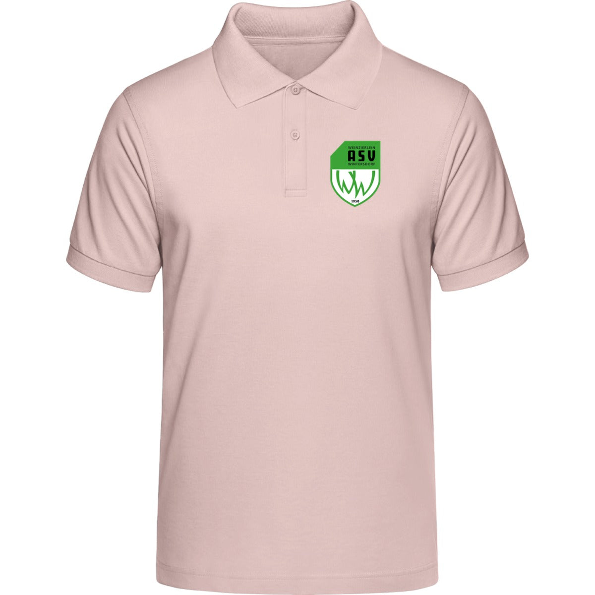 Unisex Poloshirt Prepster STPU331 – ASV-Wappen herzseitig Candy Pink Vorderseite